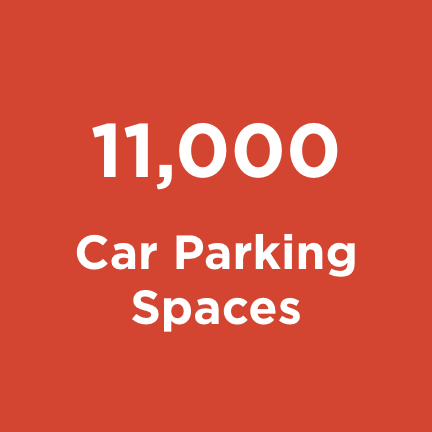 11,000停车场